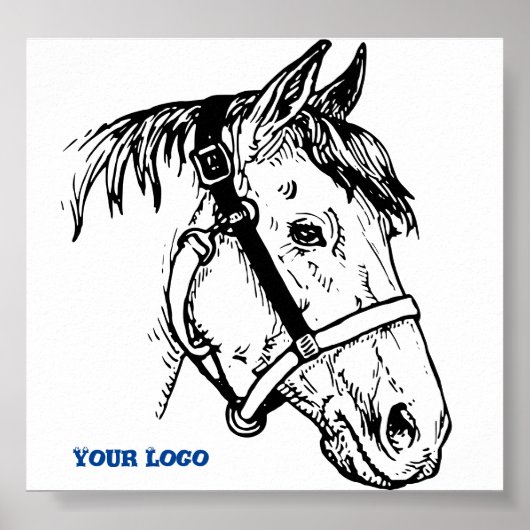 Paardenkop Poster (Voorkant)