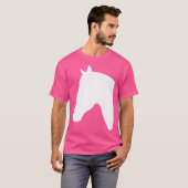 Paardenkop Silhouettes Horseback Riding Equ T-shirt (Voorkant volledig)