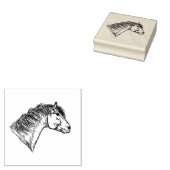 Paardenkop stempel (Gestempeld)