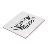 Paardenkop Tegeltje (Zijkant)