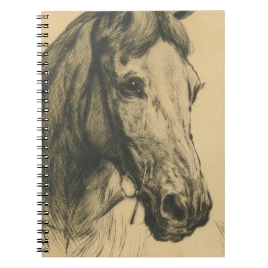 Paardenkop van Heywood Hardy Notitieboek (Voorkant)