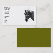 Paardenkop Visitekaartje (Voorkant / Achterkant)
