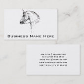 Paardenkop Visitekaartje (Voorkant / Achterkant)