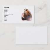 Paardenkop Visitekaartje (Voorkant / Achterkant)
