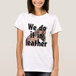 Paardenkop - we doen het in leder t-shirt