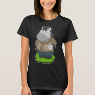 Paardenkopje koffie t-shirt