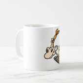 Paardenkracht cartoon mok (Voorkant links)