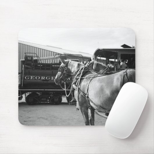 Paardenkracht en -stuurkracht muismat (Met muis)