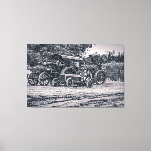 Paardenkracht in harmonie canvas afdruk (Voorkant)