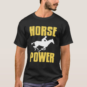 Paardenkracht Racing Humor voor Jockey Fans en Rui T-shirt