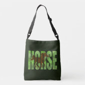 paardenkruising crossbody tas (Achterkant)