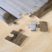 Paardenkruk uit het raam legpuzzel (Zijkant)