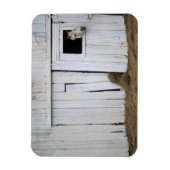 Paardenkruk uit het raam magneet (Verticaal)