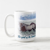 Paardenkudde Wild Horse Spirit Koffiemok (Links)