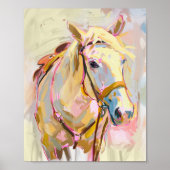 Paardenkunst, Cowgirl Decor, Westerne Ranch Poster (Voorkant)