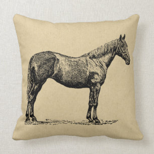  paardenkunst geïllustreerd paardenkunst kussen