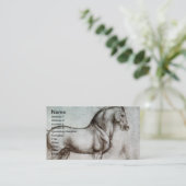  paardenkunst ideaal voor paardenhandel visitekaartje (Staand voorkant)