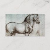  paardenkunst ideaal voor paardenhandel visitekaartje (Achterkant)