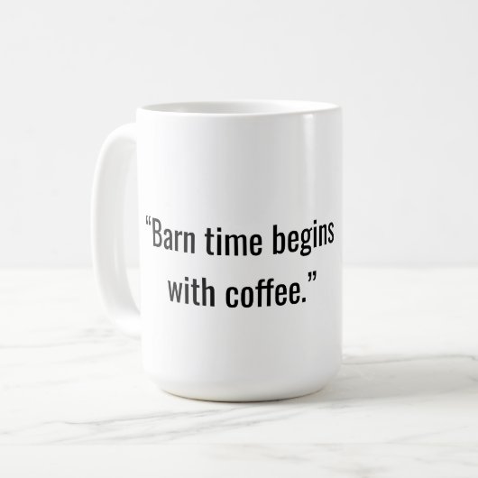 PAARDENKUNST! KOFFIEMOK (Voorkant links)