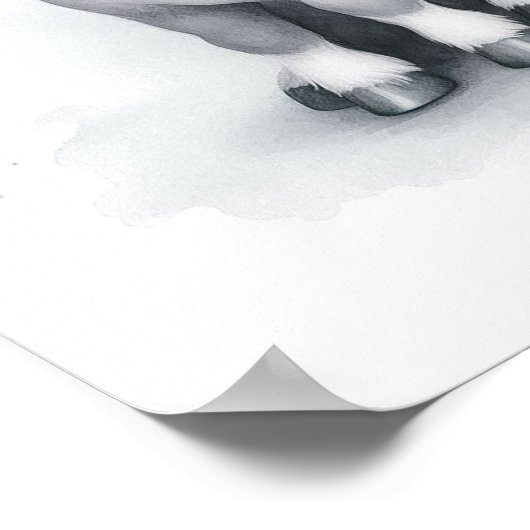 Paardenkwekerij Wall Art Poster (Hoek)