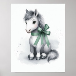 Paardenkwekerij Wall Art Poster