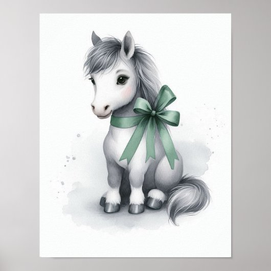 Paardenkwekerij Wall Art Poster (Voorkant)