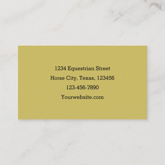 Paardenland - herfst visitekaartje (Achterkant)