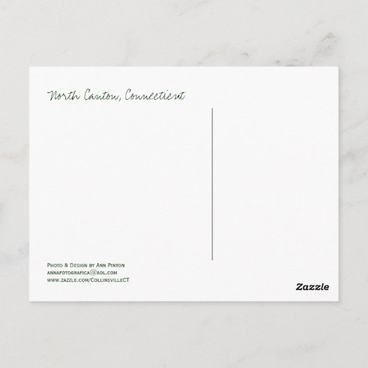 Paardenland in het kanton briefkaart (Achterkant)