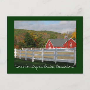 Paardenland in het kanton briefkaart