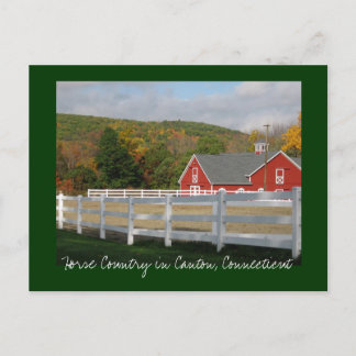 Paardenland in het kanton briefkaart