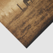 Paardenland Roestland  textielontvlechting Tissuepapier (Detail)