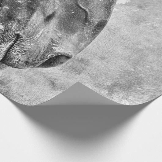 Paardenland Roestzwart en witontkoppeling Cadeaupapier (Hoek)