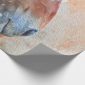 Paardenland Rustic Brown Westerne ontkoppeling Cadeaupapier (Hoek)