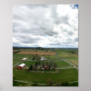 Paardenland Van Boven Poster