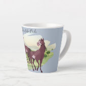 Paardenland Western Rustic Wedding Latte Mok (Rechterhoek)