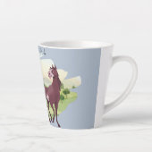 Paardenland Western Rustic Wedding Latte Mok (Rechts)
