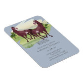 Paardenland Western Rustic Wedding Magneet (Rechterzijde)