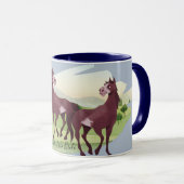 Paardenland Western Rustic Wedding Mok (Voorkant rechts)