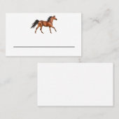 Paardenland Westerne bruiloft Rustic Plaatskaartje (Voorkant / Achterkant)