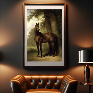  Paardenlandschap Digitale kunst Poster