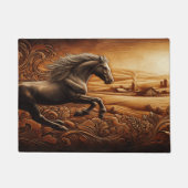 Paardenlederen deurmat (Voorkant)