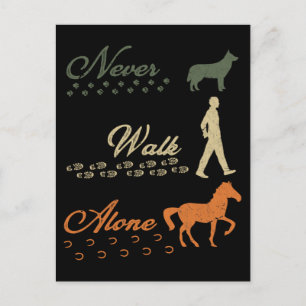 Paardenliefde Dog-eigenaar Riding Briefkaart