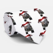 Paardenliefde en vrolijk kerstfeest stropdas (Opgerold)