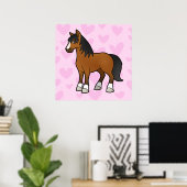 Paardenliefde Poster (Thuiskantoor)