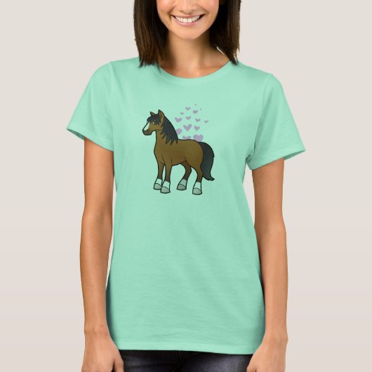 Paardenliefde T-shirt (Voorkant)