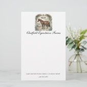 Paardenliefhebber Cadeau Briefpapier   (Staand voorkant)