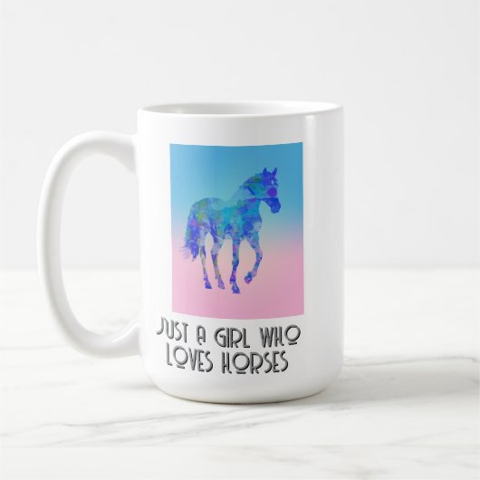 Paardenliefhebber Cadeau Koffie mok (Links)