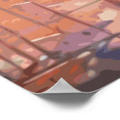 Paardenliefhebber Cowboy Western Art Poster (Hoek)