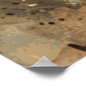 Paardenliefhebber Cowgirl Art Poster (Hoek)