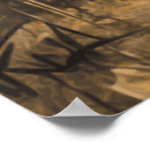 Paardenliefhebber Cowgirl Art Poster (Hoek)